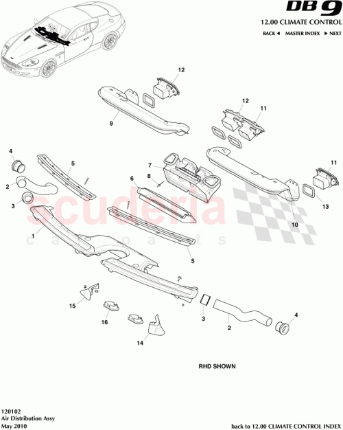 Part Diagram for Aston Martin 8G43-014K97-BB