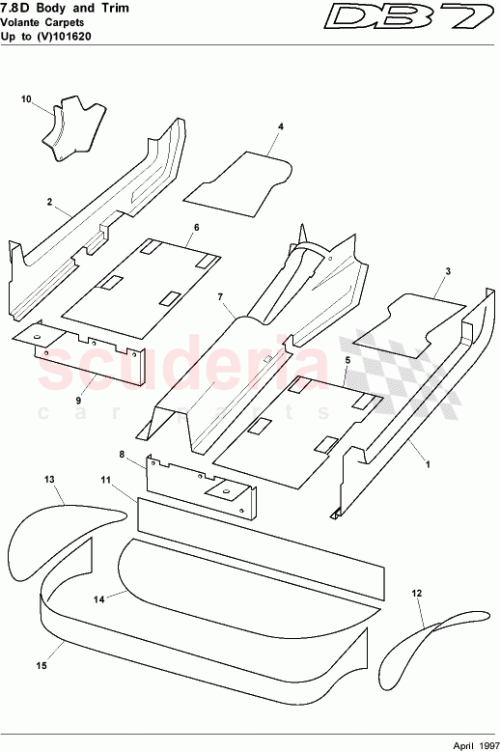 Part Diagram for Aston Martin 83-83826