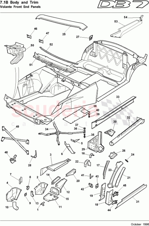 Part Diagram for Aston Martin 20-84980