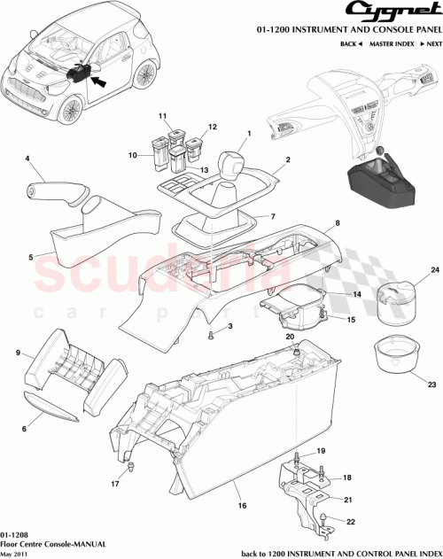 Part Diagram for Aston Martin AY2Y-045B36-AA