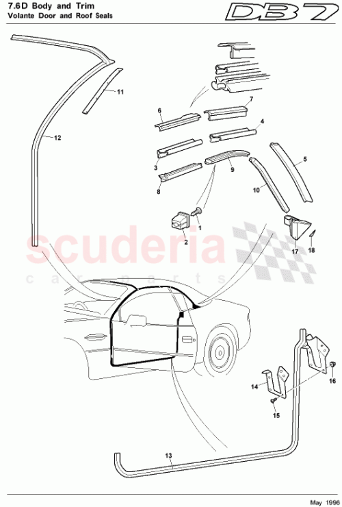 Part Diagram for Aston Martin 93-83977