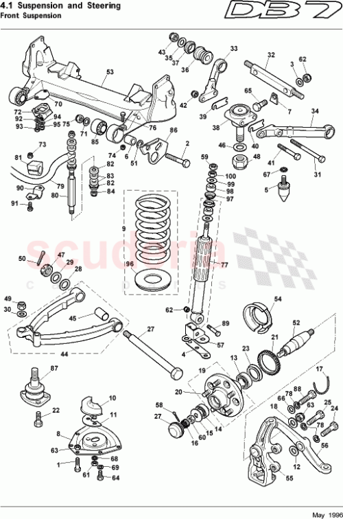 Part Diagram for Aston Martin 23-80254
