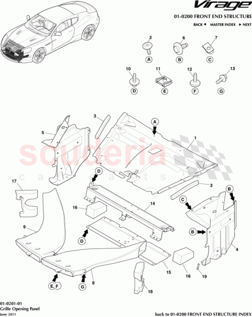 Part Diagram for Aston Martin CG43-334610-AA