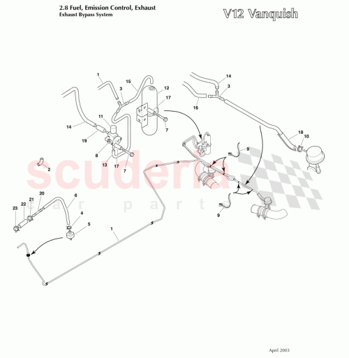 Part Diagram for Aston Martin 1R12353794AA
