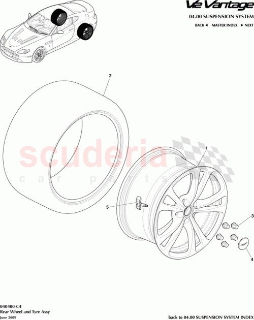 Part Diagram for Aston Martin BG43360671AA