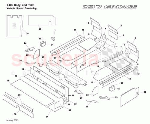 Part Diagram for Aston Martin 85-83886