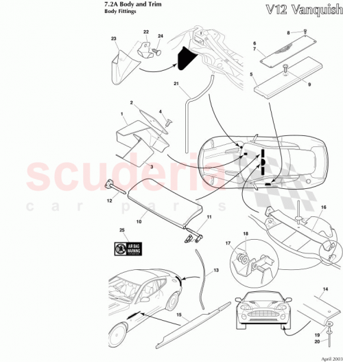 Part Diagram for Aston Martin 1R12-803328-AA