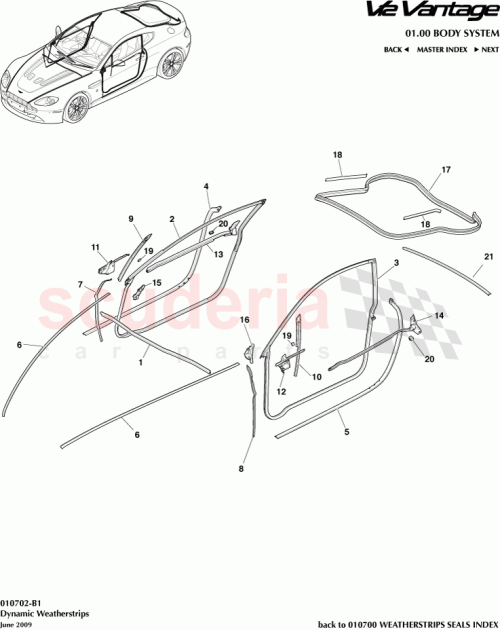 Part Diagram for Aston Martin 6G33-C25325-AE