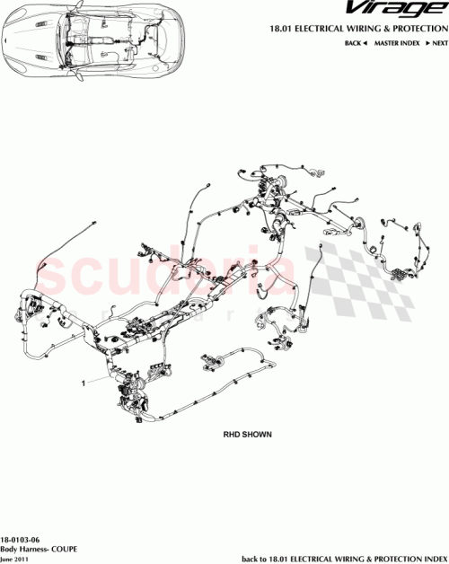 Part Diagram for Aston Martin CG43-14A005-ED