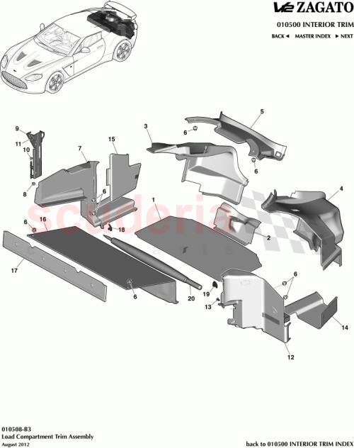 Part Diagram for Aston Martin CY83-45422-AA