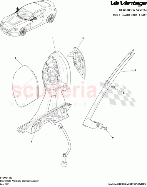 Part Diagram for Aston Martin AG33-17682-BG