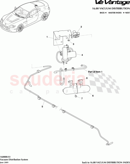 Part Diagram for Aston Martin 4G43-2C529-BC