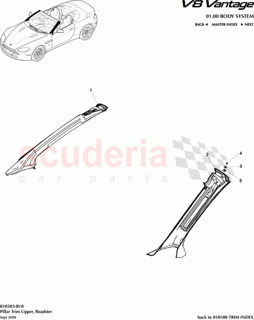 Part Diagram for Aston Martin 6G33-FTC4227-AA