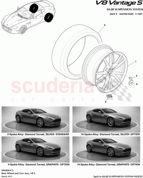 Part Diagram for Aston Martin BG33360671AA
