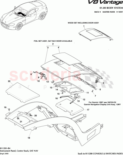 Part Diagram for Aston Martin CG33045H43EA