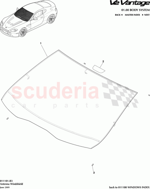 Part Diagram for Aston Martin 8G33-C03102-C-P1A01