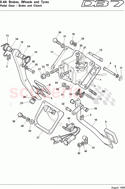 Part Diagram for Aston Martin 2981246