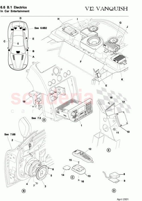 Part Diagram for Aston Martin 1R12-374079-AA
