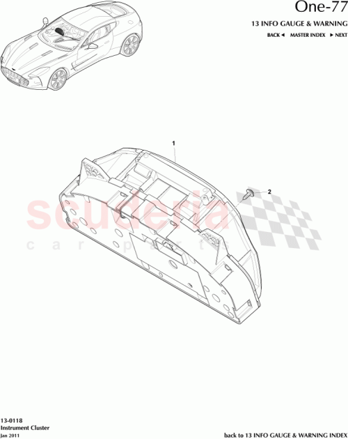 Part Diagram for Aston Martin AY93-10849-CA