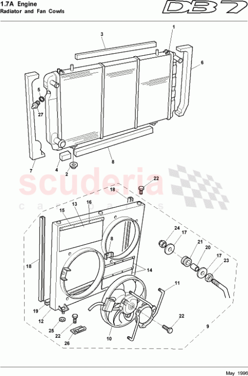 Part Diagram for Aston Martin 32-90044