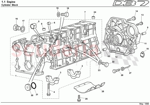 Part Diagram for Aston Martin 14-84375