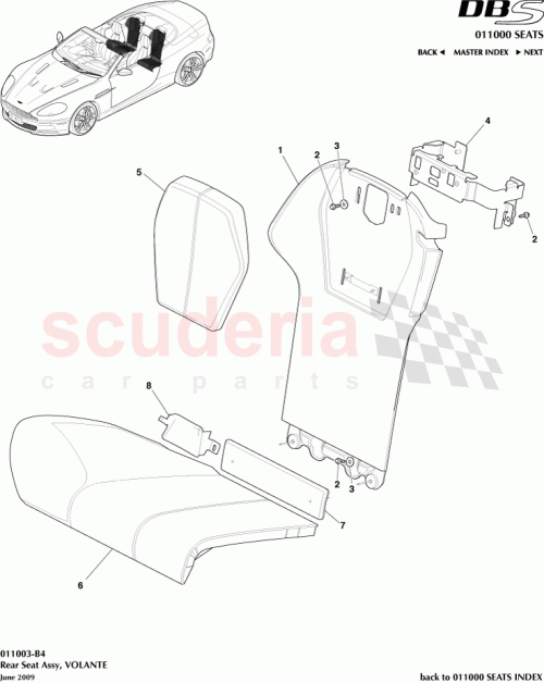 Part Diagram for Aston Martin AD33L672A20AAW
