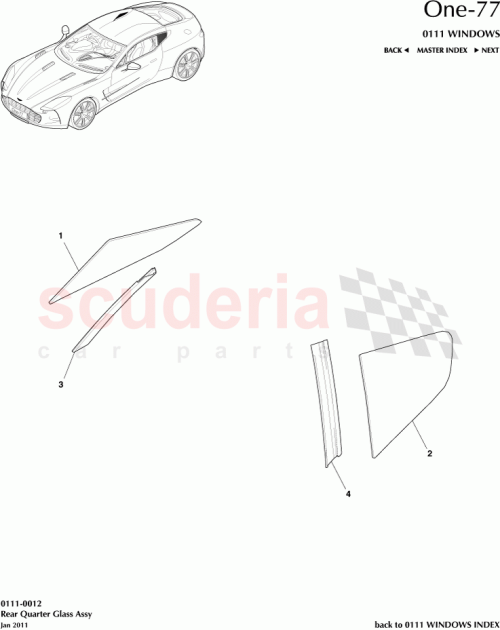 Part Diagram for Aston Martin 12023-05-1057-AB
