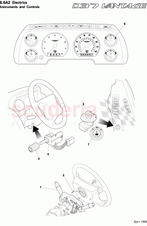 Part Diagram for Aston Martin 38-85761