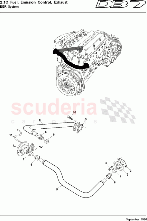 Part Diagram for Aston Martin 697719