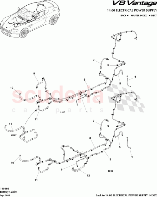 Part Diagram for Aston Martin AG3314B278JA