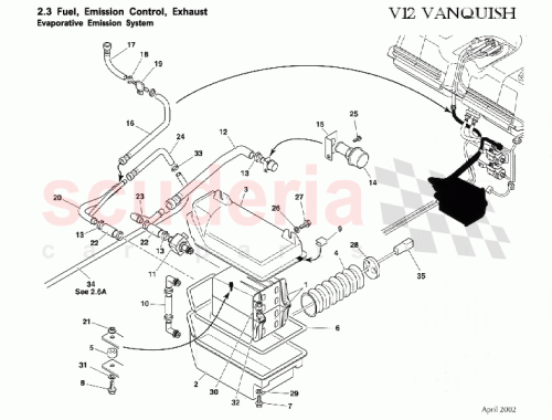 Part Diagram for Aston Martin 6R13346363AA