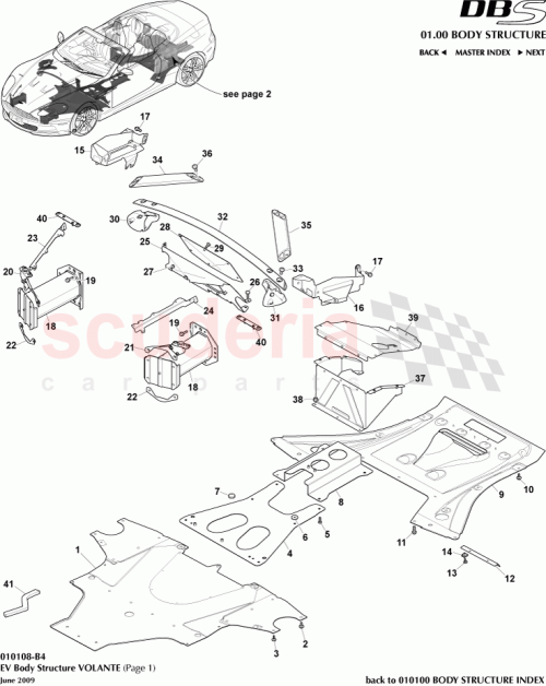Part Diagram for Aston Martin 8D33-13069-AB