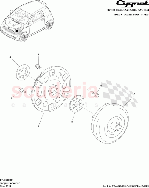Part Diagram for Aston Martin 32116-12030