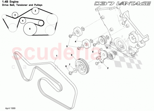 Part Diagram for Aston Martin 05-85368