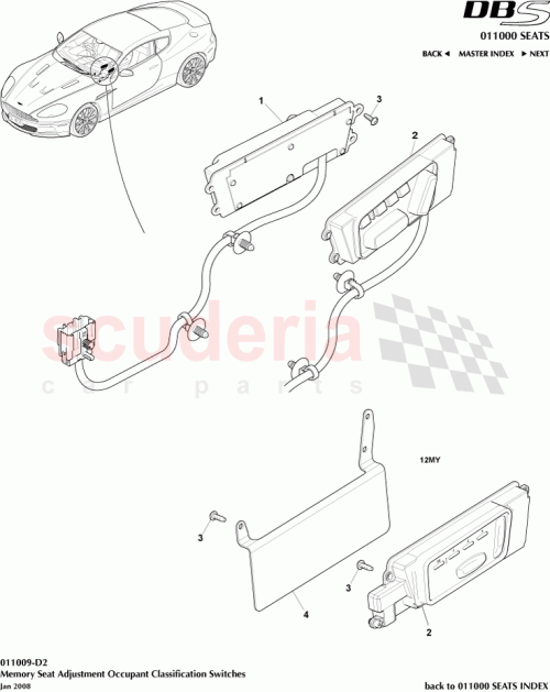 Part Diagram for Aston Martin AG43-130B14-AB