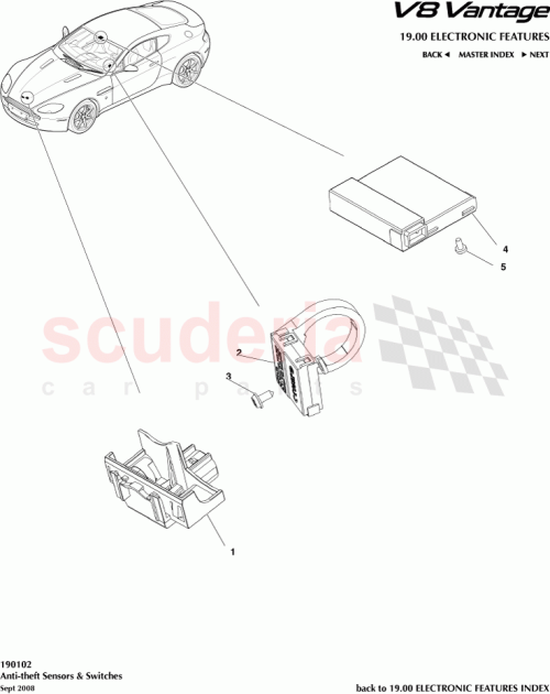 Part Diagram for Aston Martin 4G437793EA