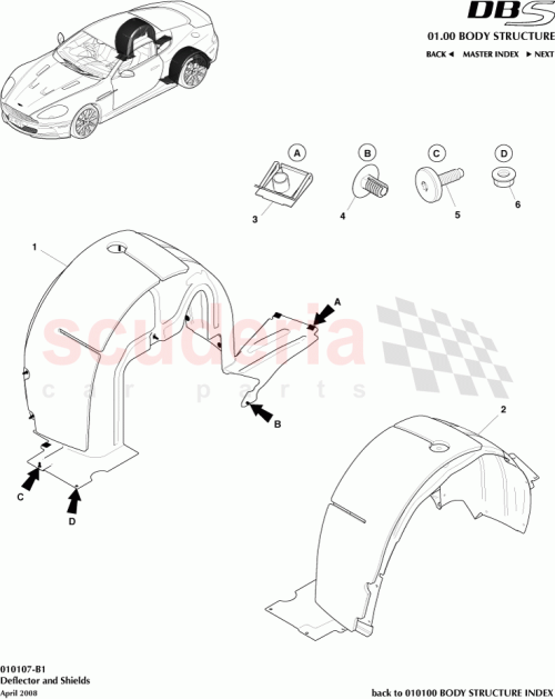 Part Diagram for Aston Martin 1R12-642790-AA-PK