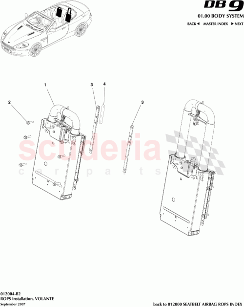 Part Diagram for Aston Martin 7G43-L3981X-BA