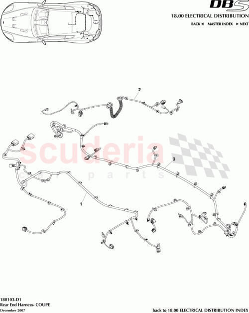 Part Diagram for Aston Martin 8D33-15B484-AB