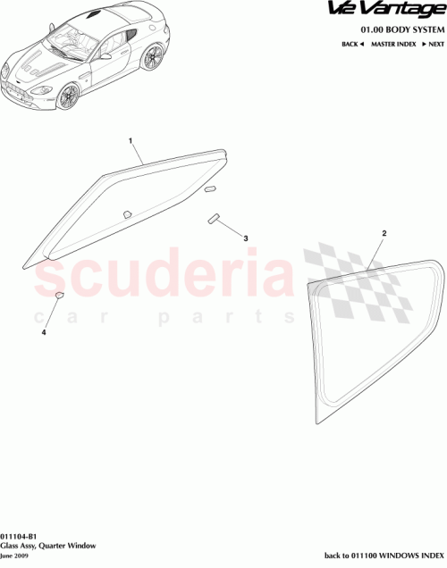 Part Diagram for Aston Martin 6G33-C29751-BA