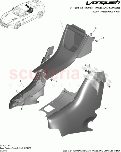Part Diagram for Aston Martin CD33-045E23-ACW