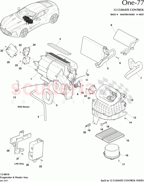 Part Diagram for Aston Martin 12023-03-8680-AB