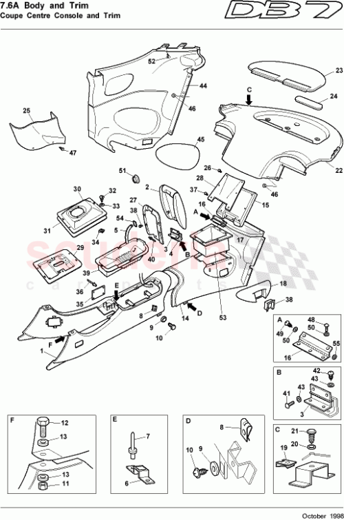 Part Diagram for Aston Martin 83111334AAW