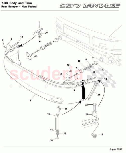 Part Diagram for Aston Martin 703265