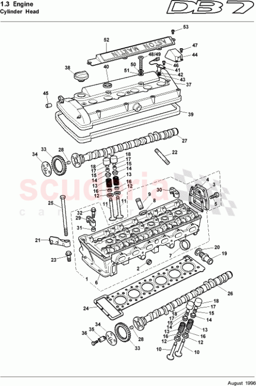 Part Diagram for Aston Martin 06-82997