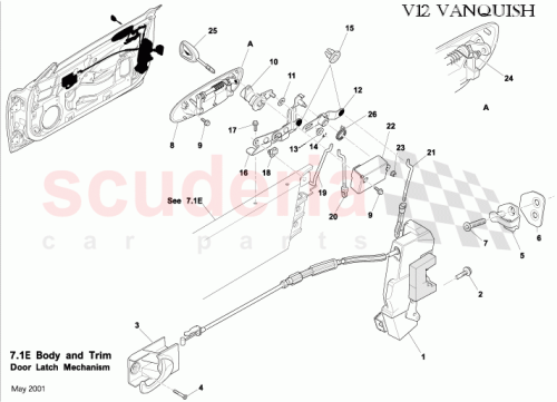 Part Diagram for Aston Martin 3R12-656233-AA