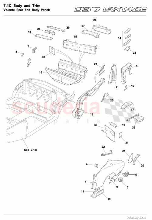 Part Diagram for Aston Martin 60-140623-AA