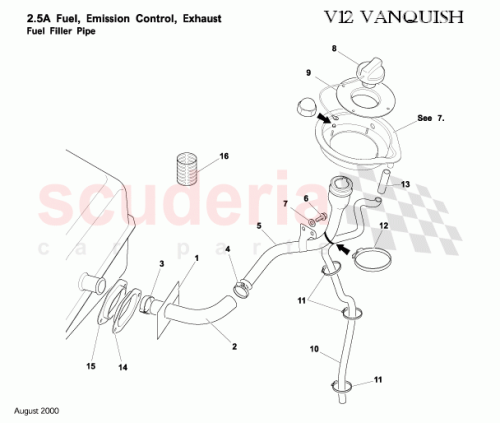 Part Diagram for Aston Martin 1R12-342885-AB