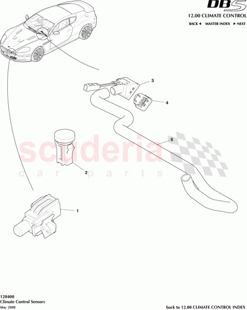 Part Diagram for Aston Martin 4G43LBHPAA