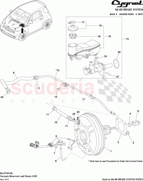 Part Diagram for Aston Martin 94151-20600